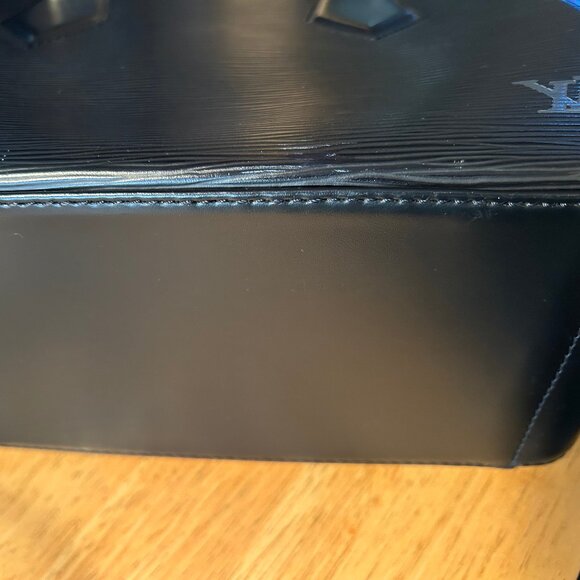 Authentic Womens Louis Vuitton Epi Sablons Black Vintage Leather Satchel Handbag - Picture 16 of 16